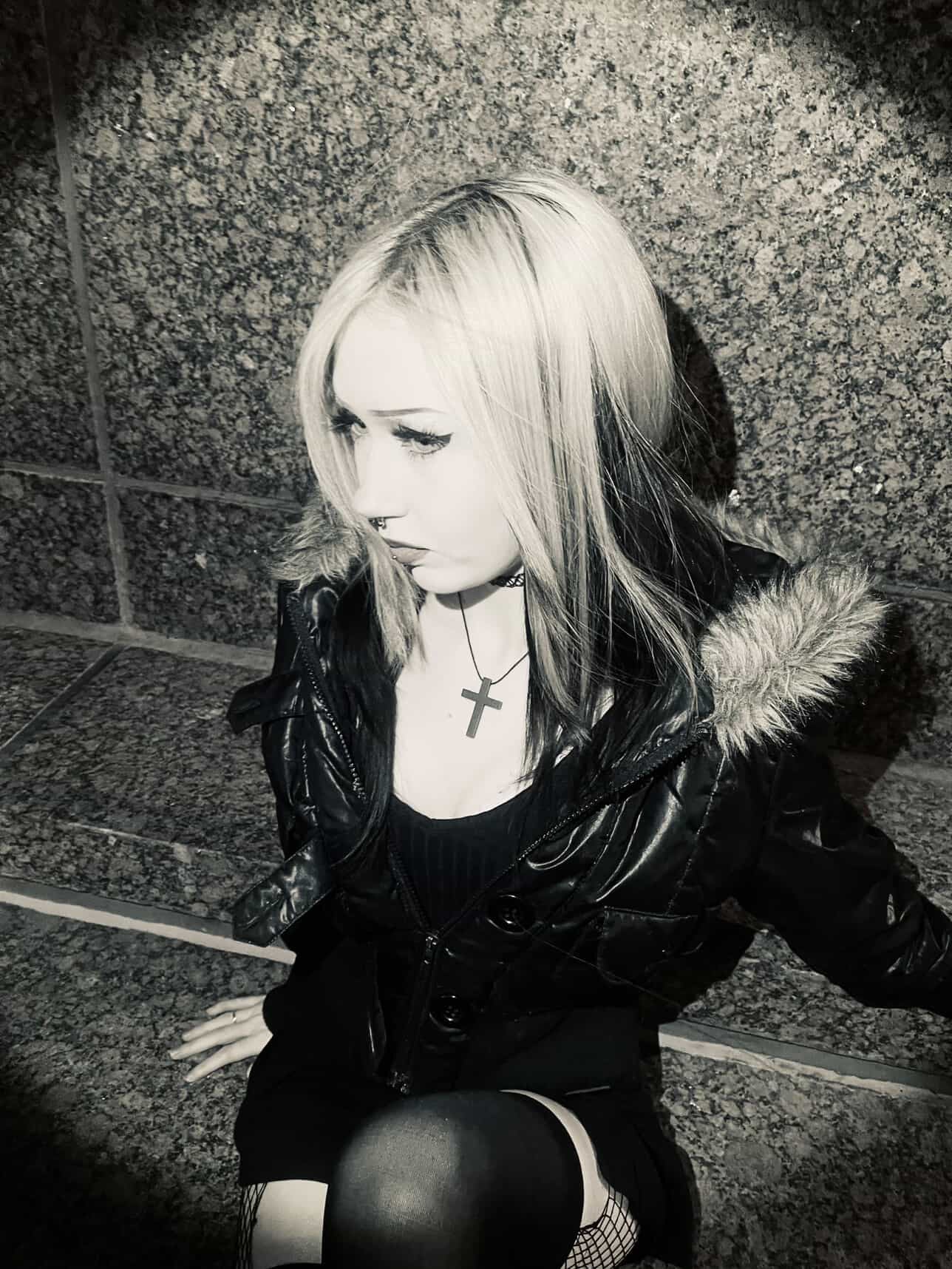 Black Cross Necklace