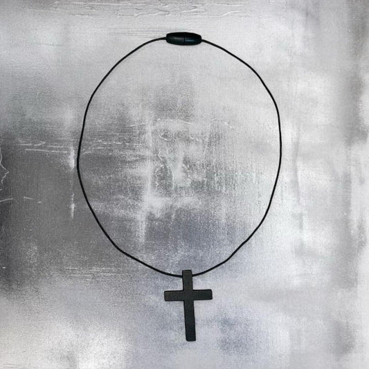 Black Cross Necklace